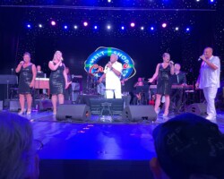 Performing with Little Anthony